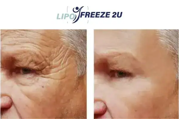 Mens before and after Morpheus 8 Suffolk results.